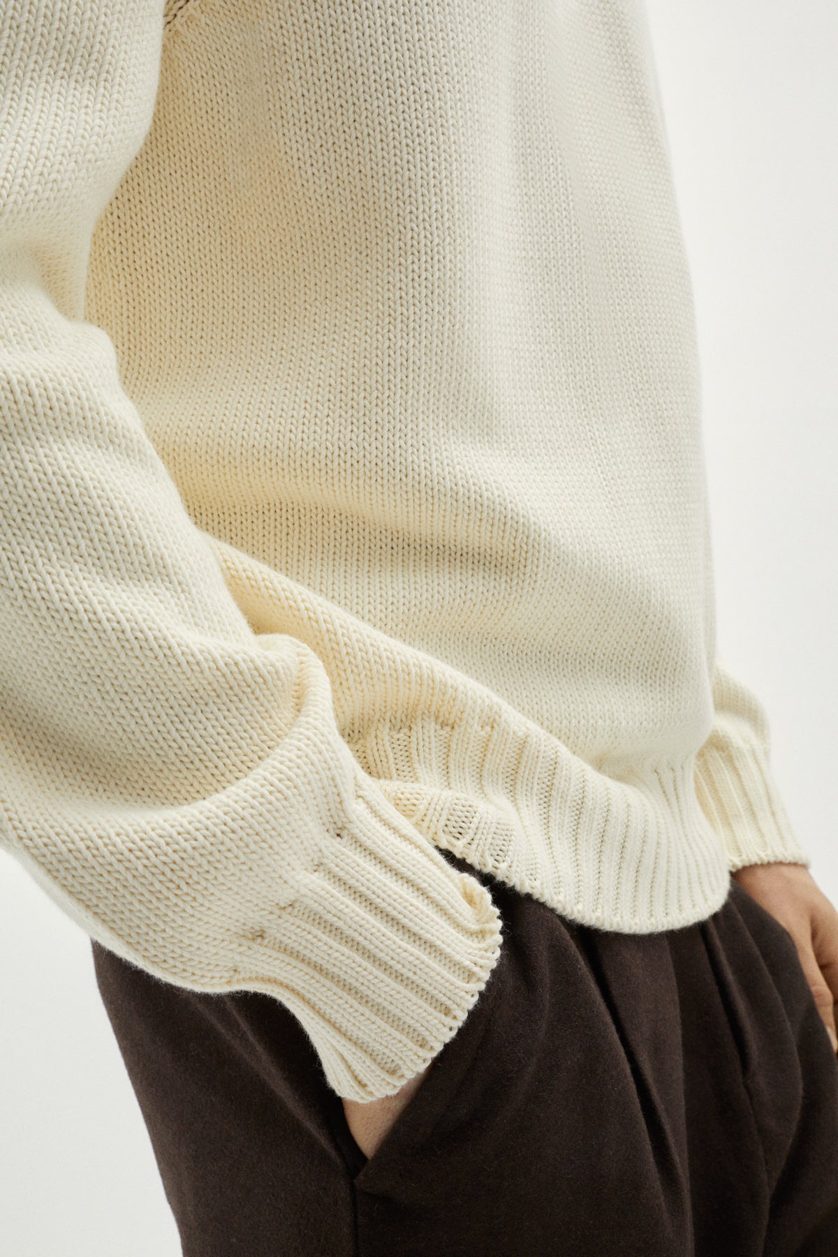 Milk White | The Organic Cotton Tricot Sweater