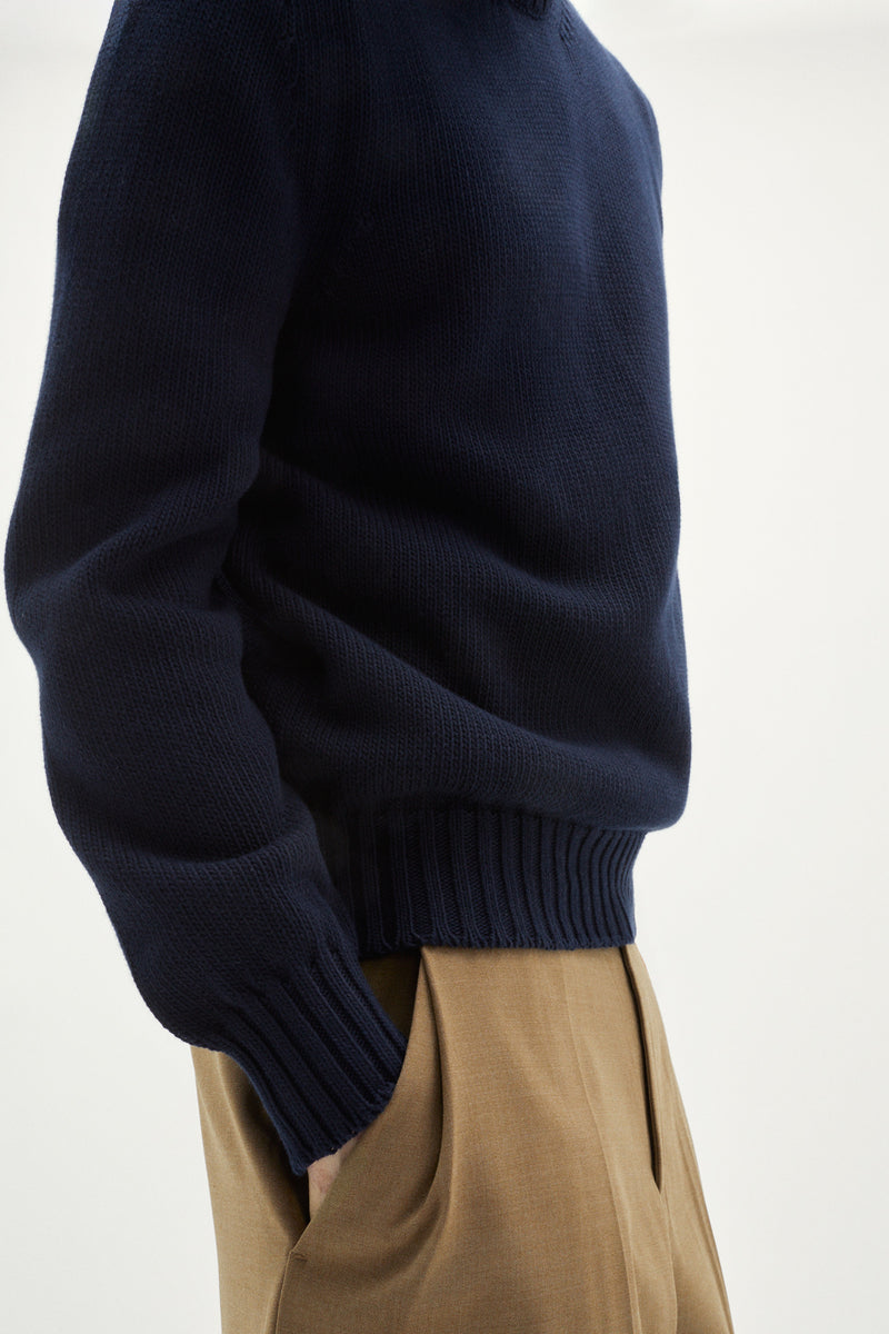 Deep Blue | The Organic Cotton Tricot Sweater