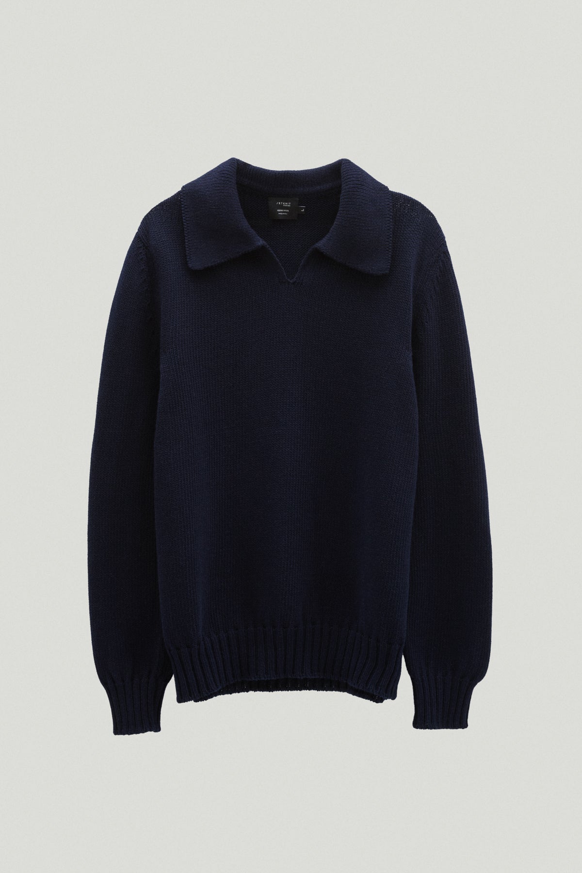 the organic cotton tricot polo deep blue