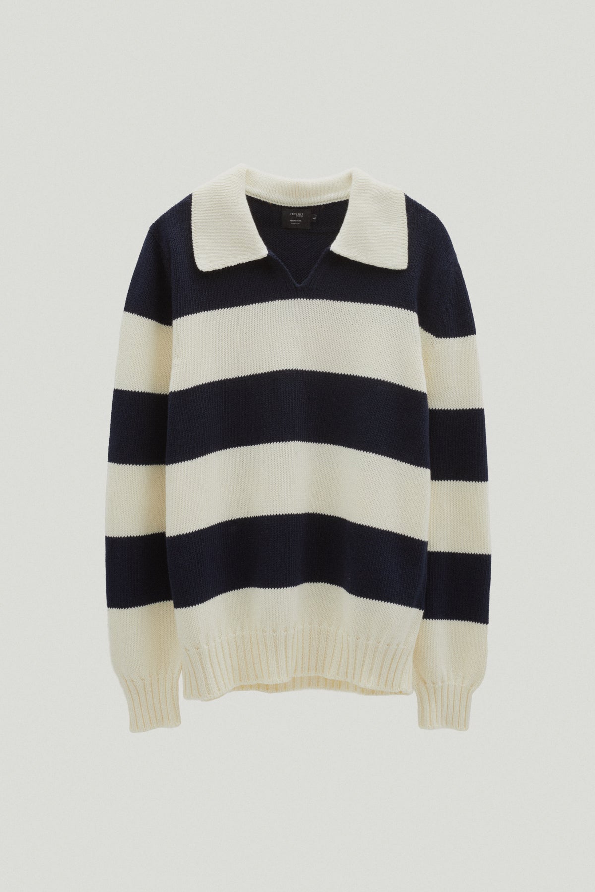 the organic cotton tricot polo stripes