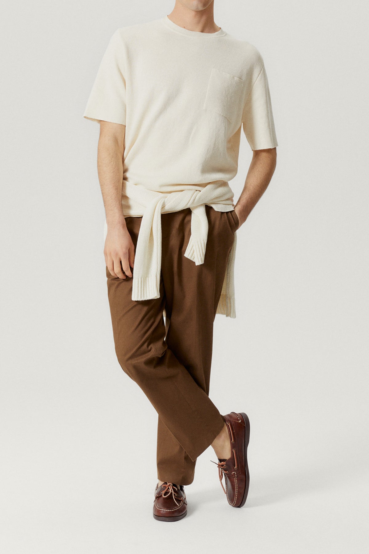 The Linen Cotton Relaxed-fit T-shirt - Imperfect Version