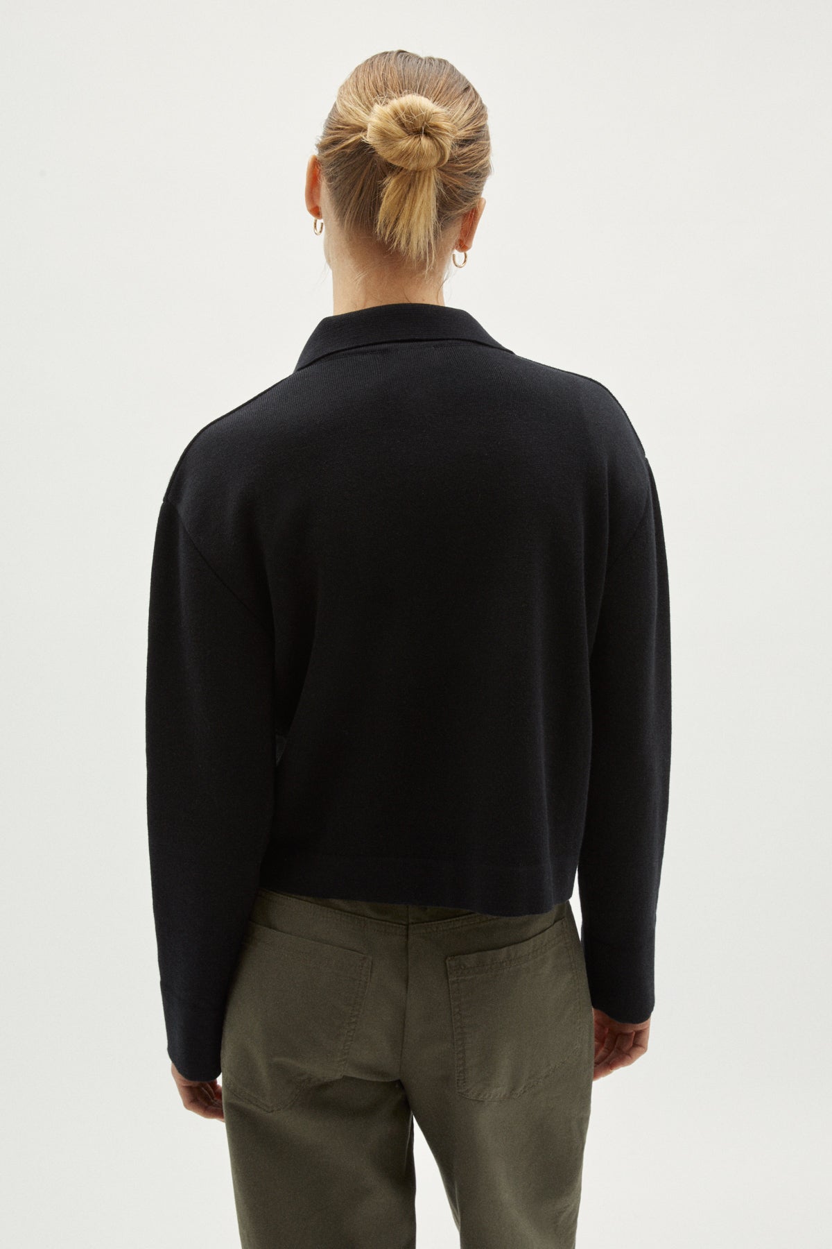 the organic cotton overshirt 2 black