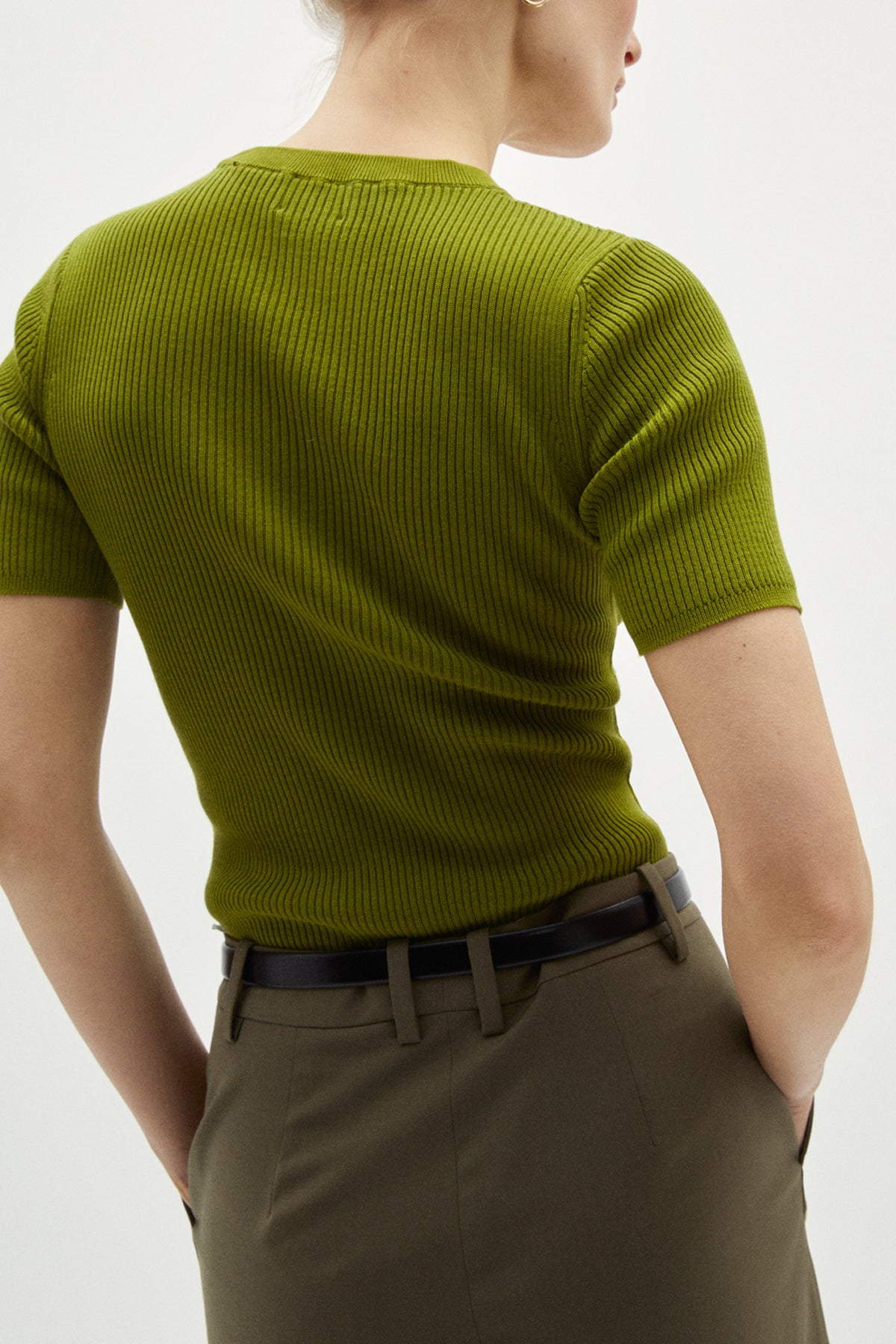 T-Shirt a Coste in Cotone Organico – Versione Imperfect