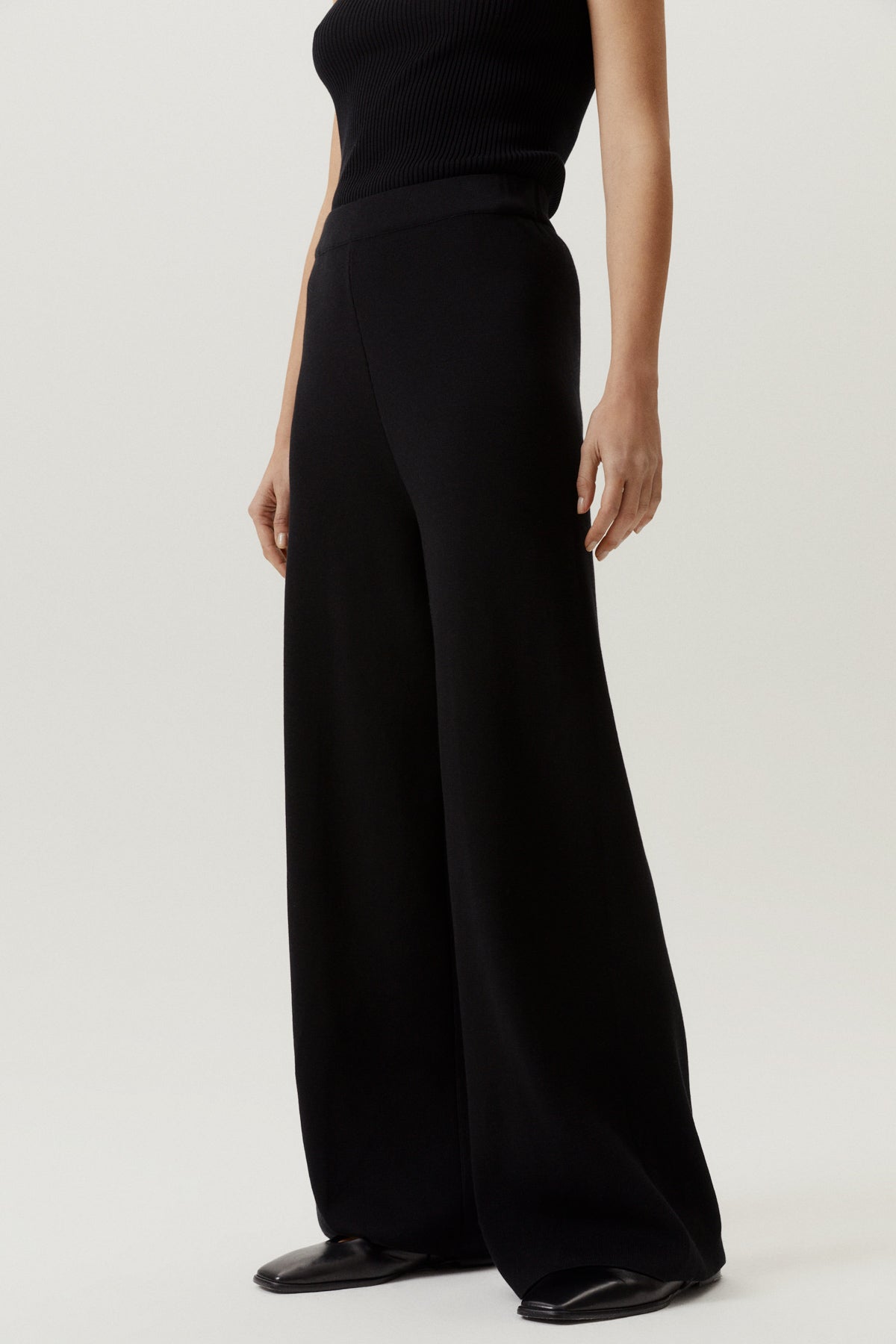 The Organic Cotton Wide-leg Pants - Imperfect Version