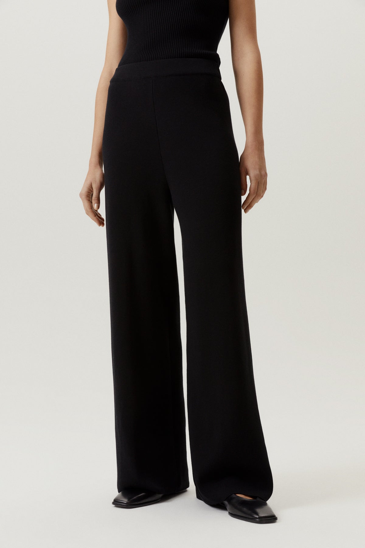 The Organic Cotton Wide-leg Pants - Imperfect Version