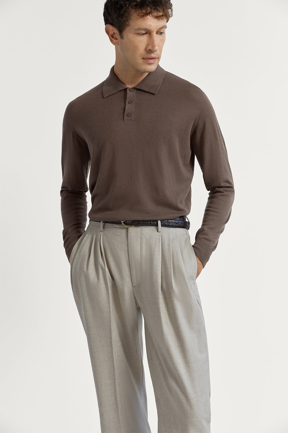 The Ultrasoft Wool Polo Clay