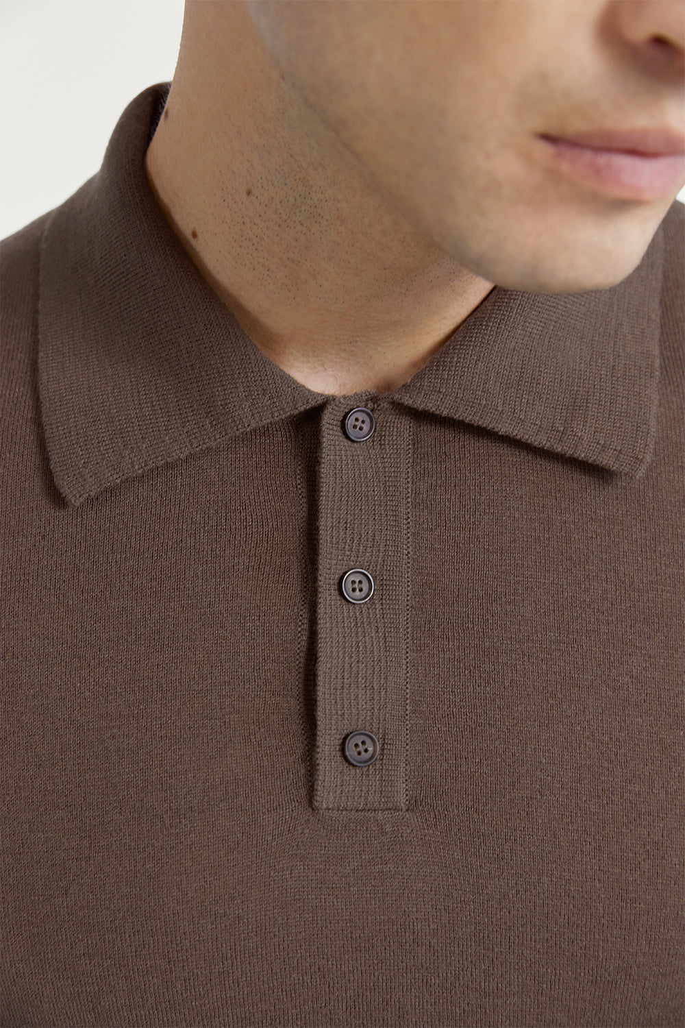The Ultrasoft Wool Polo Clay