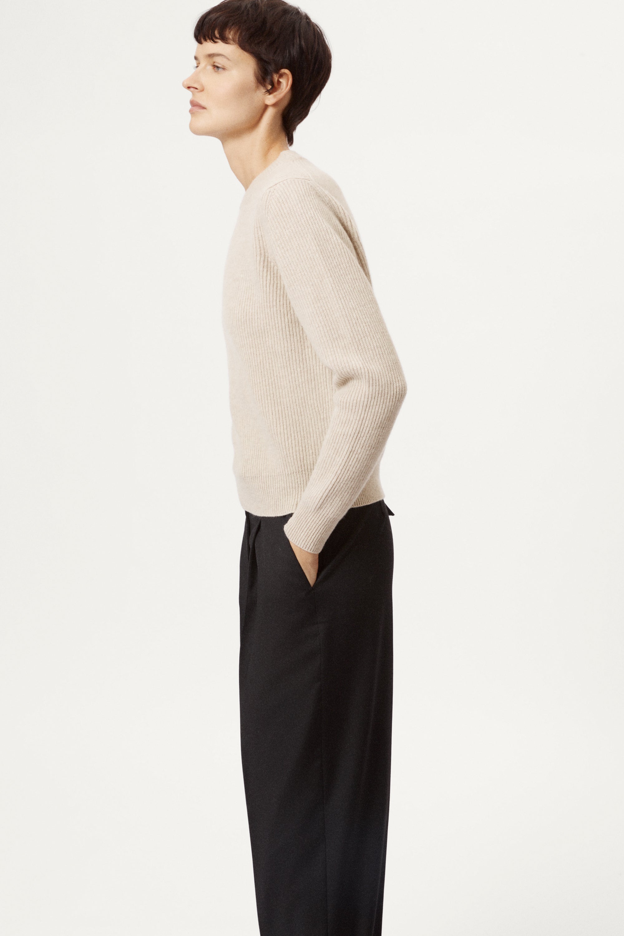 The Woolen Ribbed Sweater