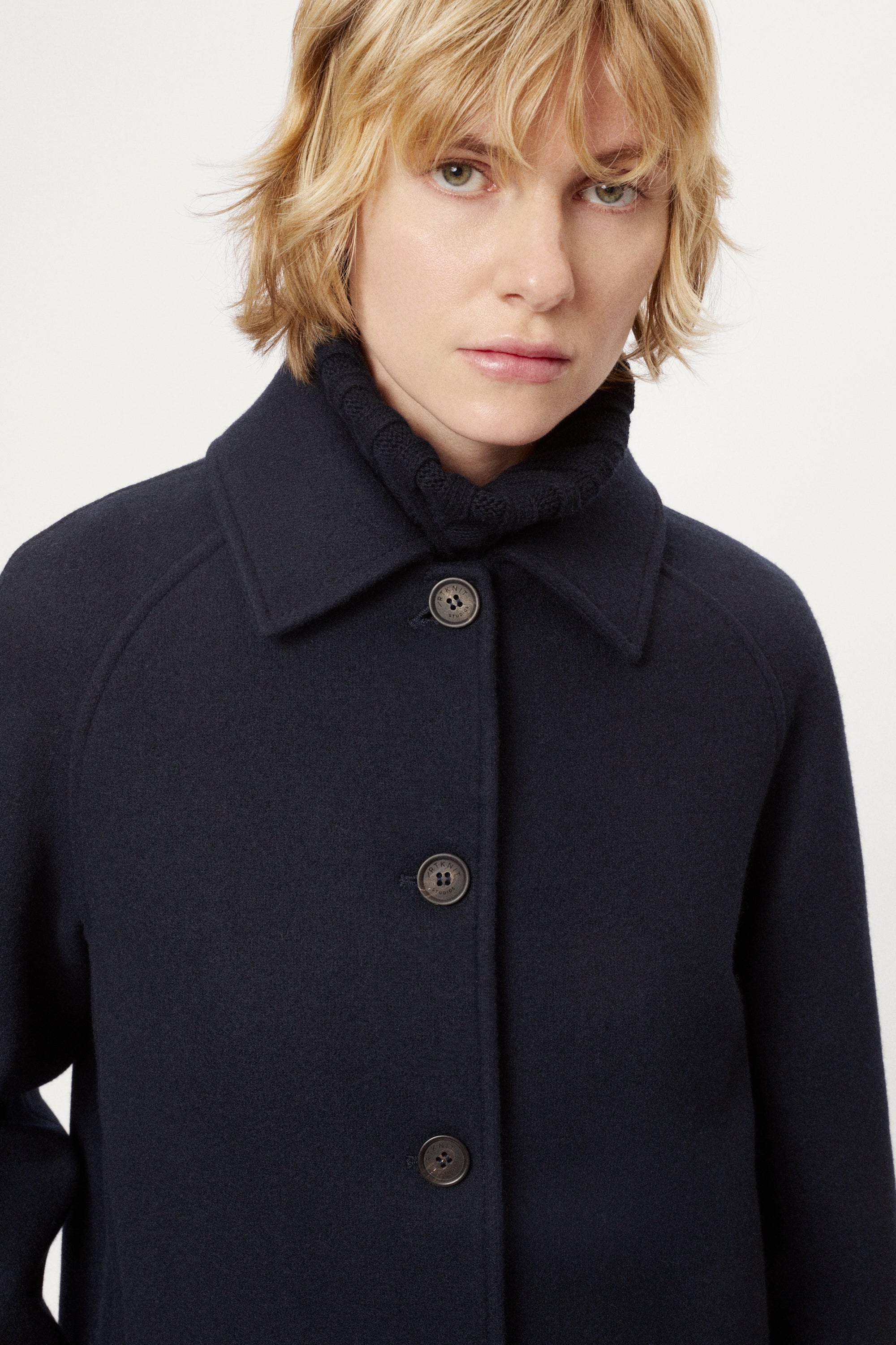 ジャケット・アウター epine volume wool tailored coat KTWOLEN Men's Wool Jacket Single Breasted Winter Coat with