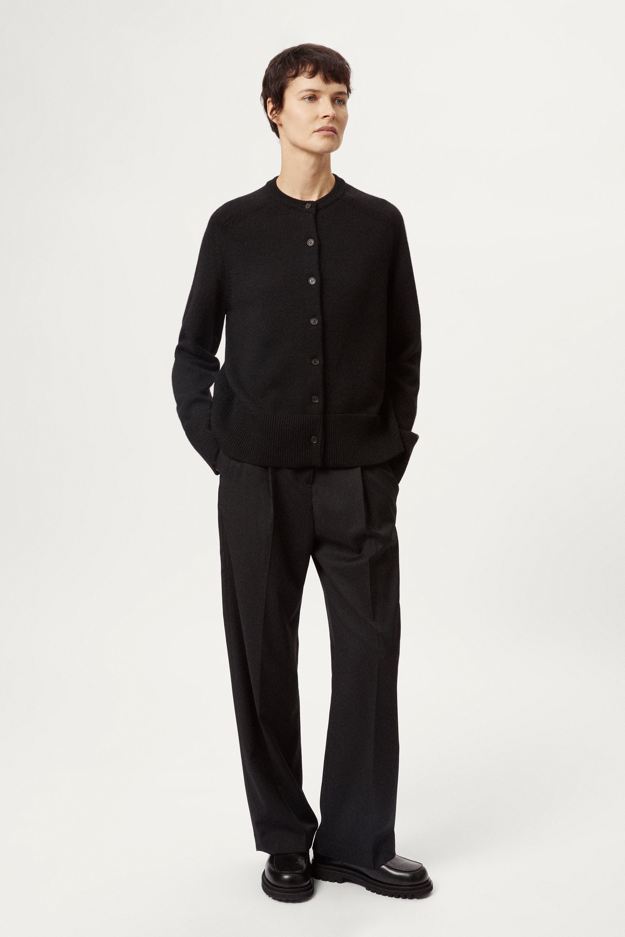 The Merino Wool Boxy Cardigan