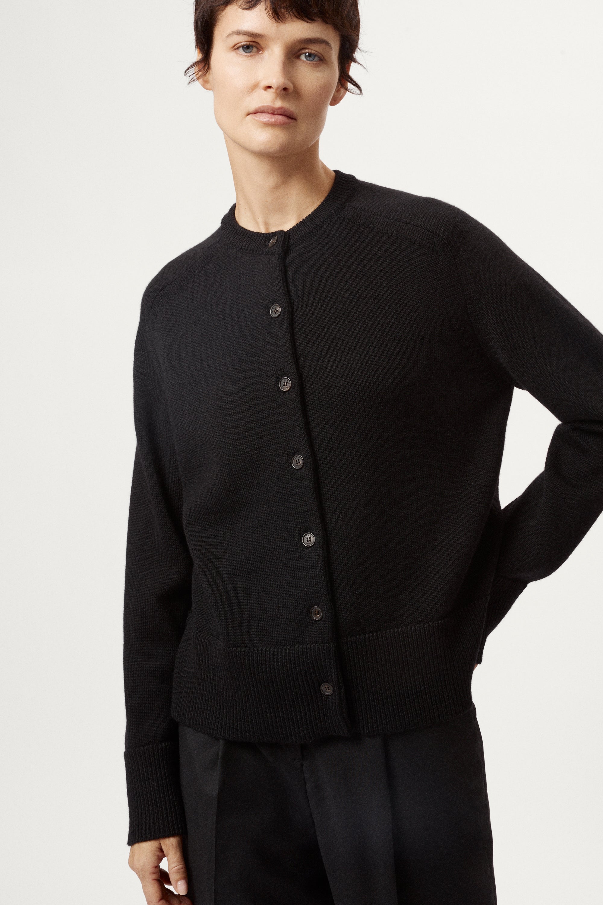 The Merino Wool Boxy Cardigan