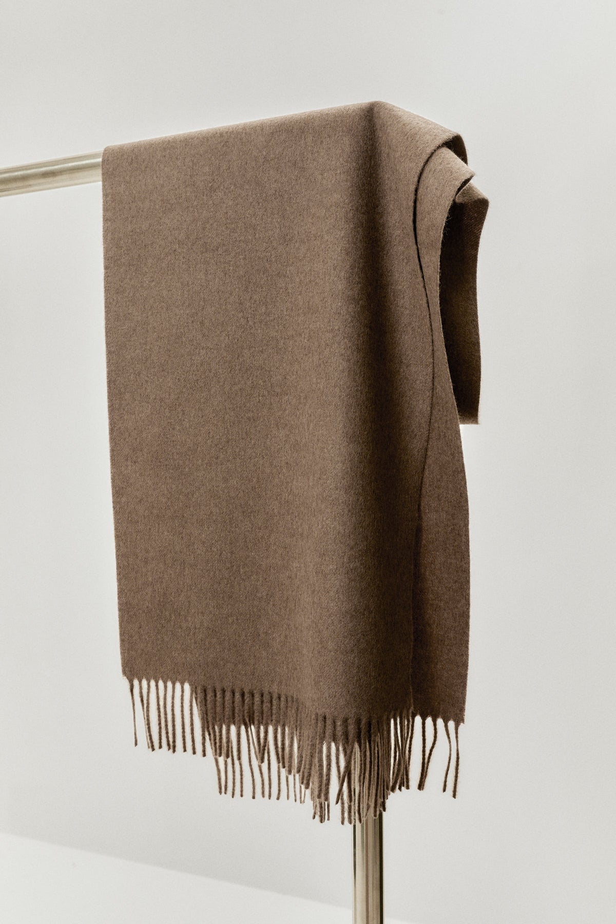 The Alpaca Wool Scarf - Imperfect Version | Light Brown