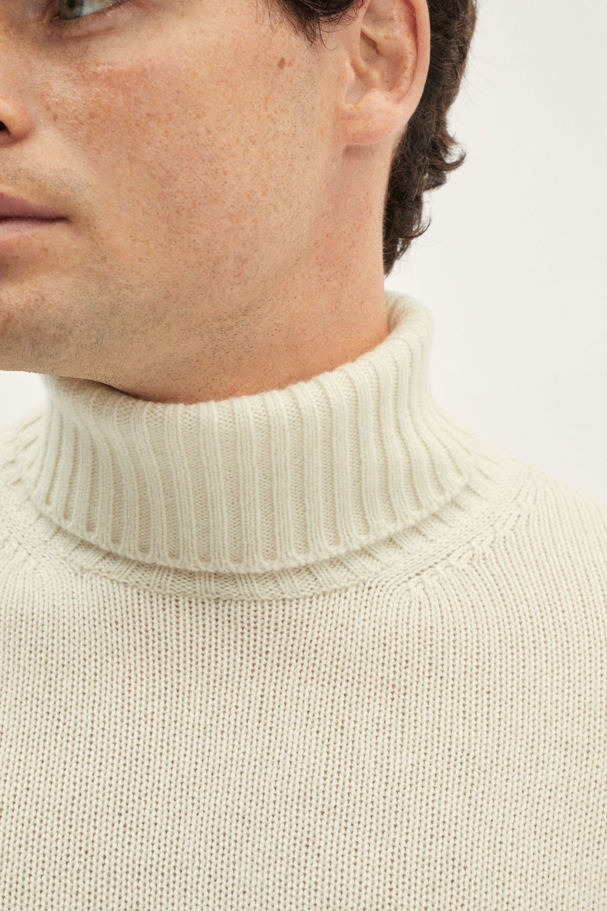 The ReCashmere High Neck - Ivory