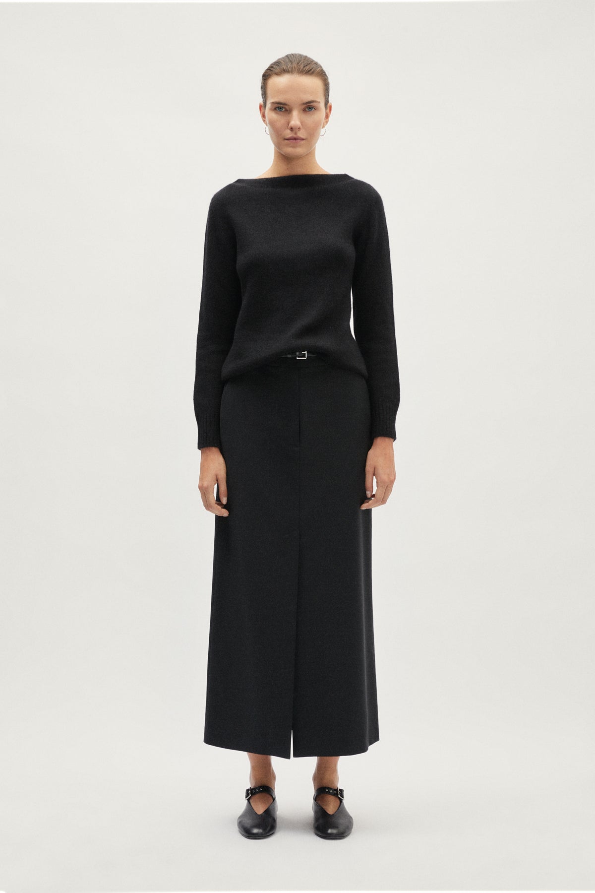 The ReCashmere Close-fit Sweater - black