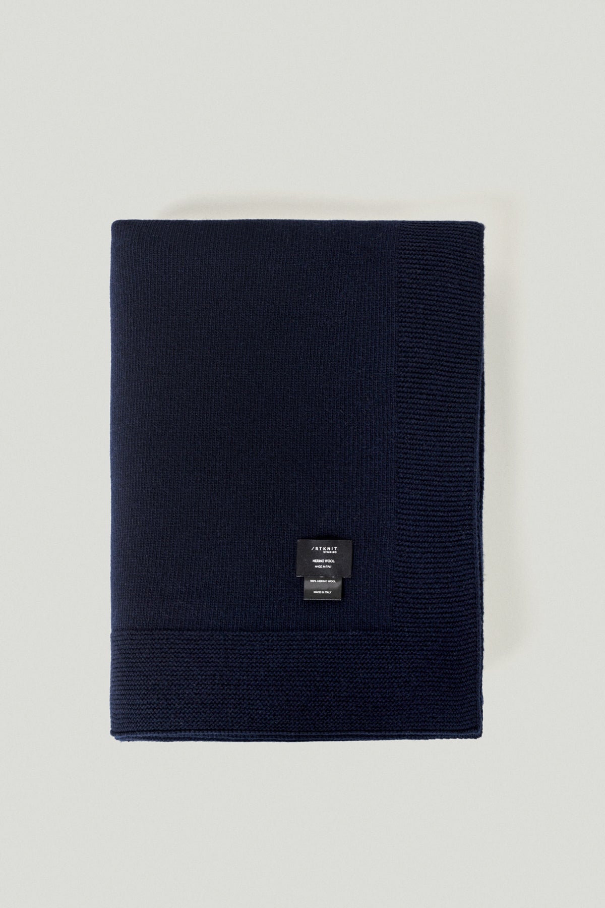 Blue Navy | The Woolen Knit Blanket