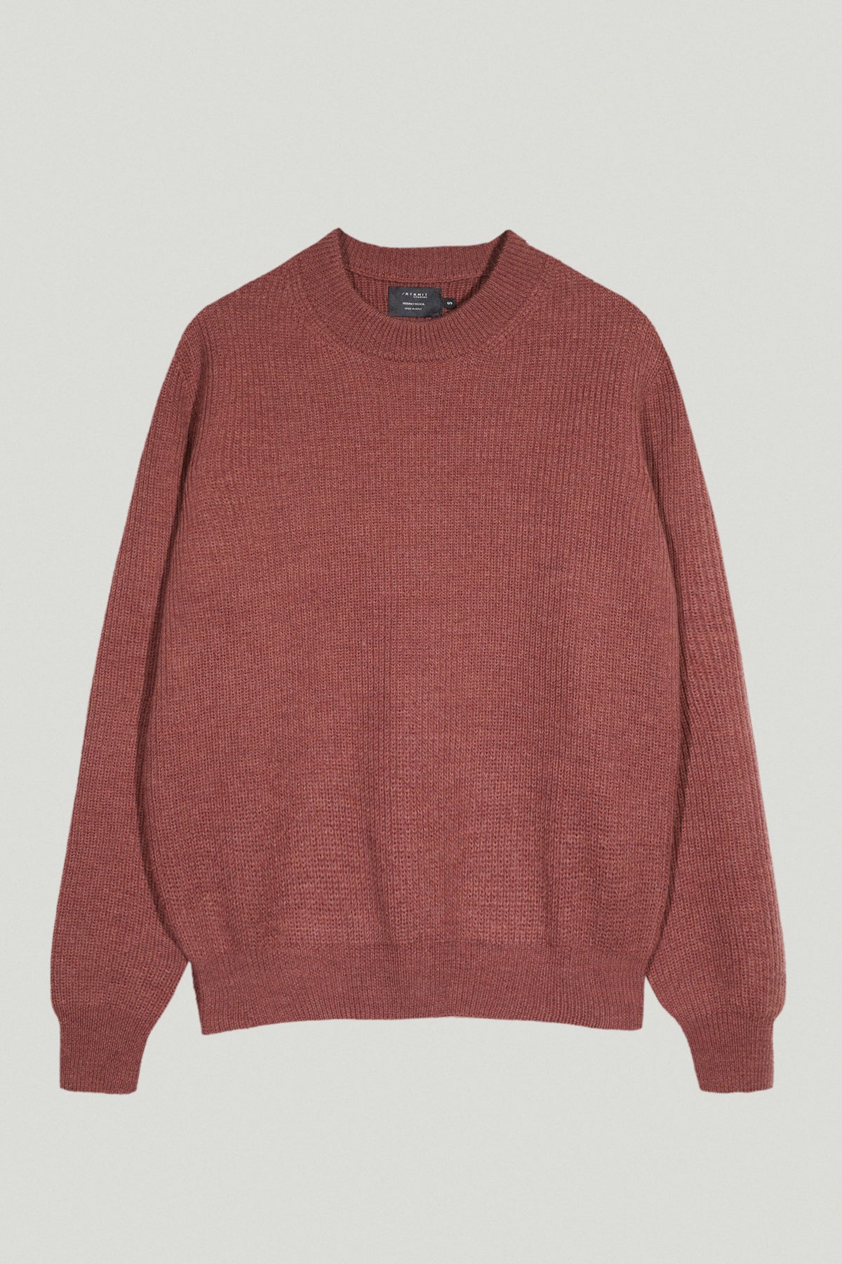 the natural dye sweater madder red