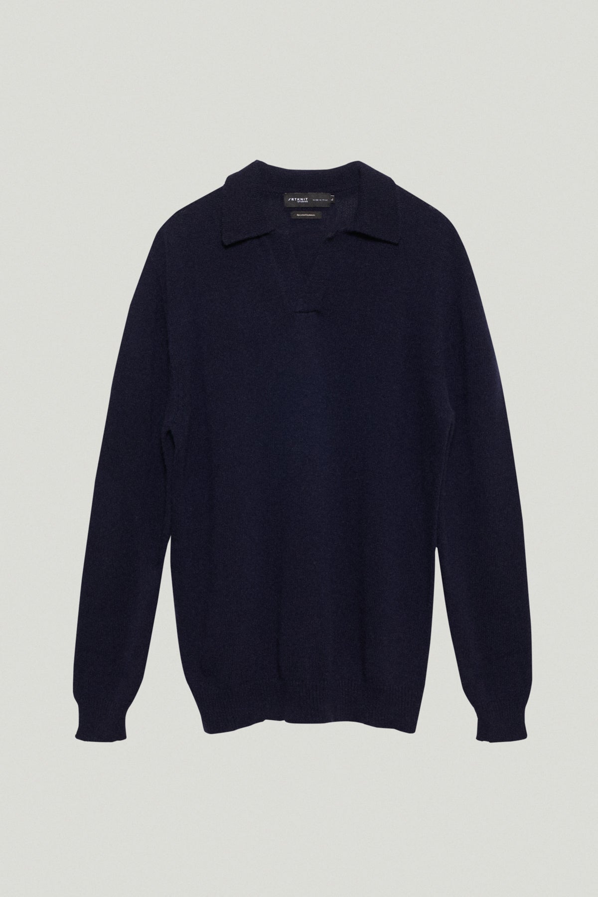 Blue Navy | The Upcycled Cashmere Polo – Imperfect Version