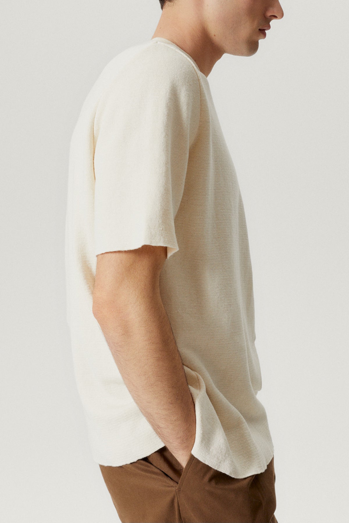 The Linen Cotton Relaxed-fit T-shirt - Imperfect Version