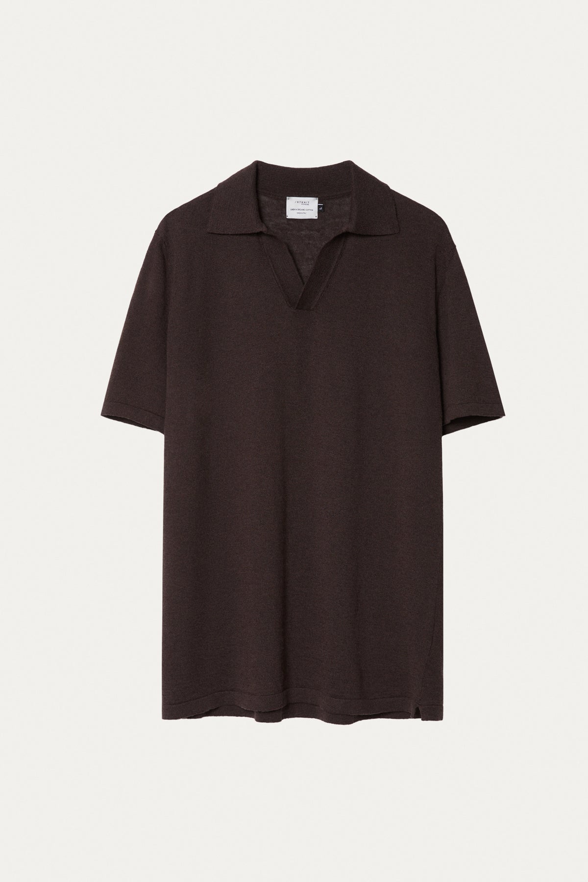 the linen cotton vintage polo brown