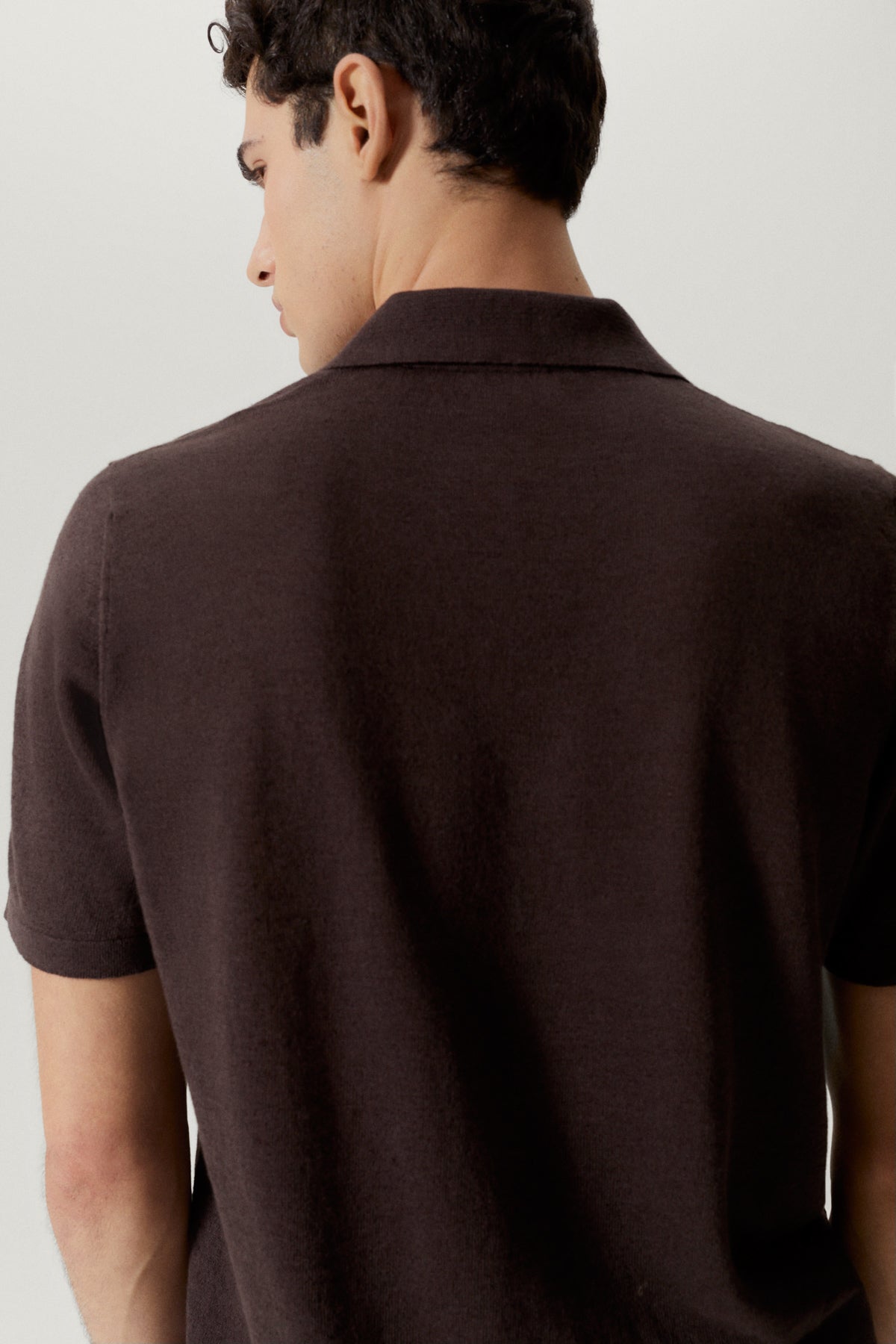 the linen cotton vintage polo brown