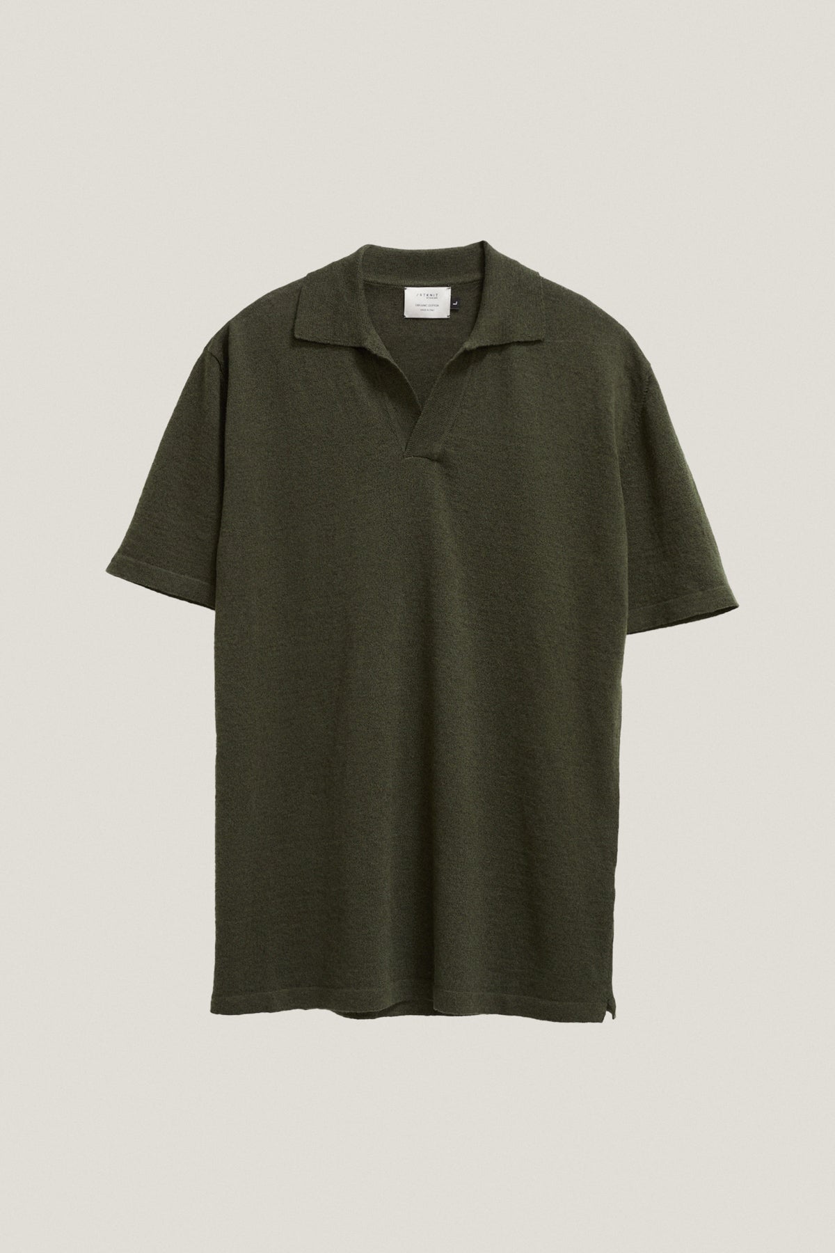 the linen cotton vintage polo military green