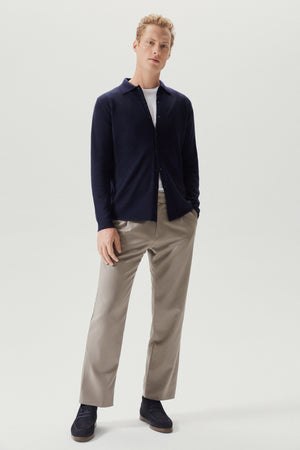 Oxford Blue | The Merino Wool Knit Shirt