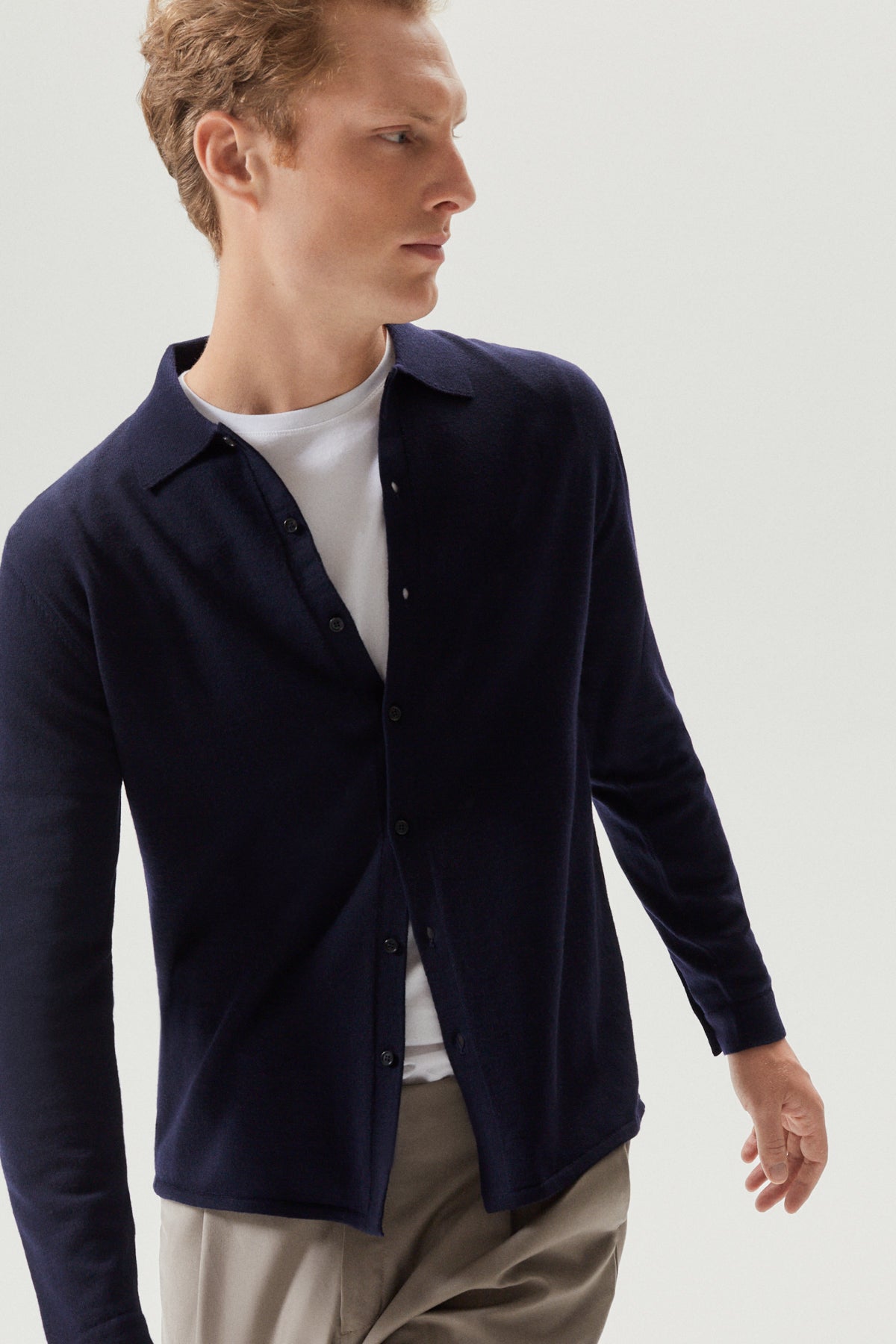 Oxford Blue | The Merino Wool Knit Shirt