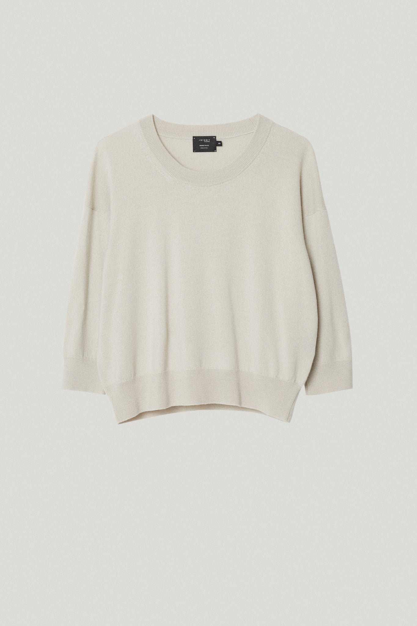 Pearl | The Merino Wool Boxy T-Shirt