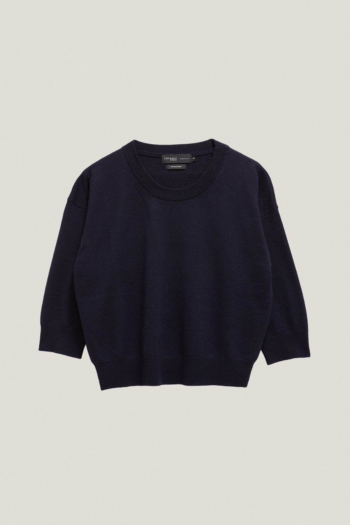 Oxford Blue | The Merino Wool Boxy T-Shirt