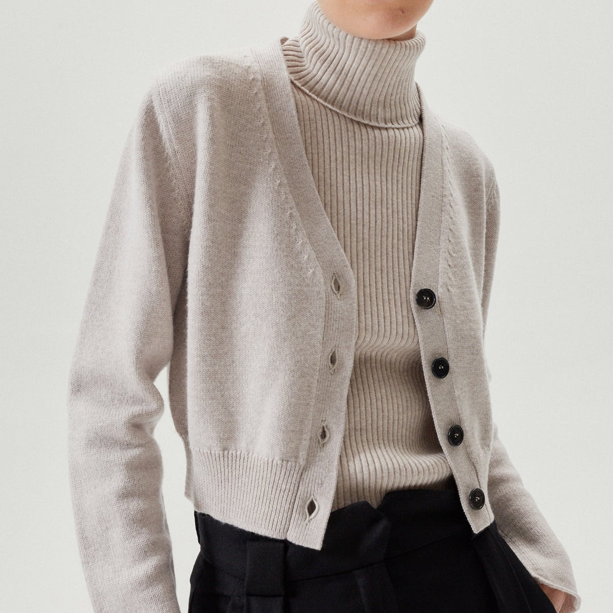 TheMerinoWoolCropCardigan- 