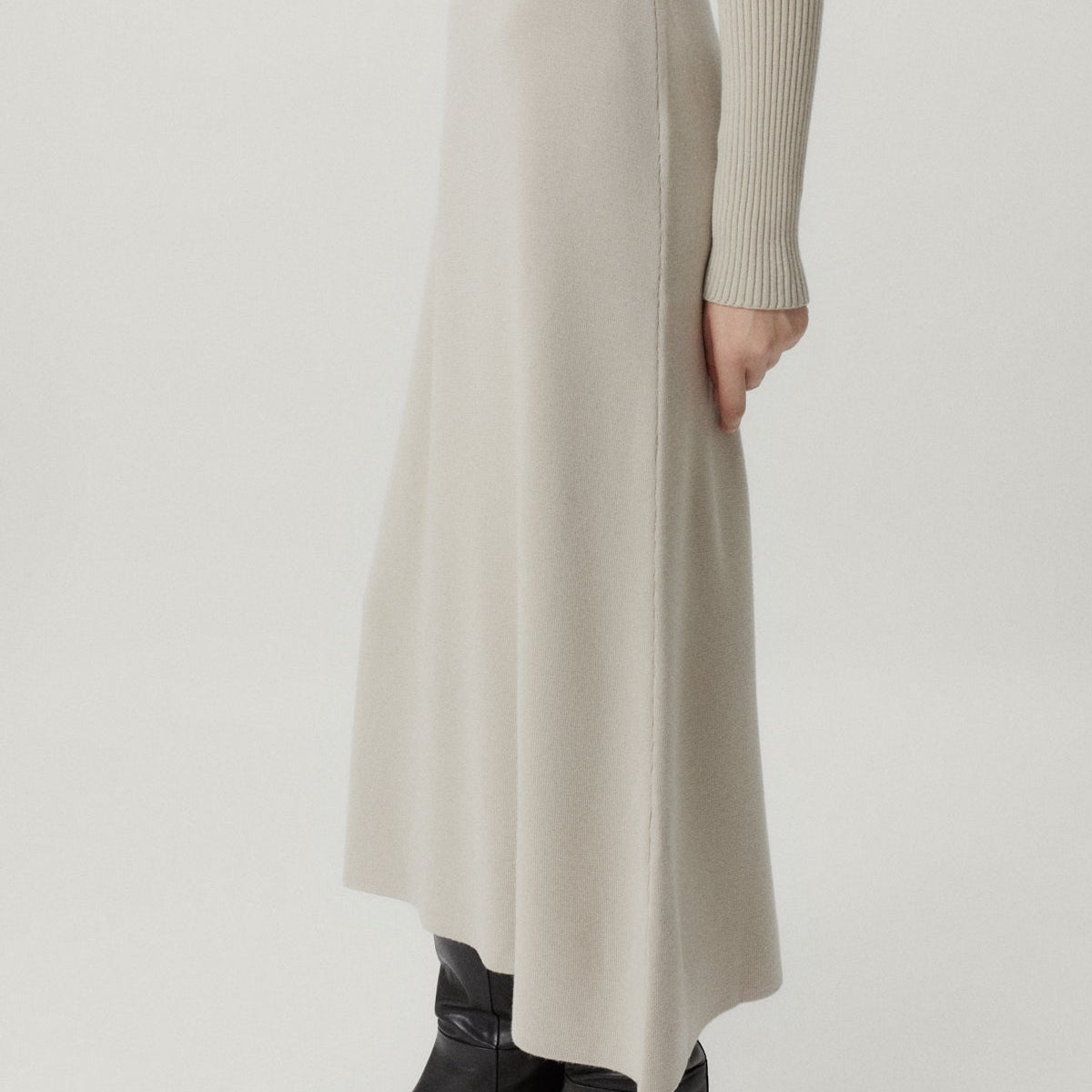 The Merino Wool Flare Skirt