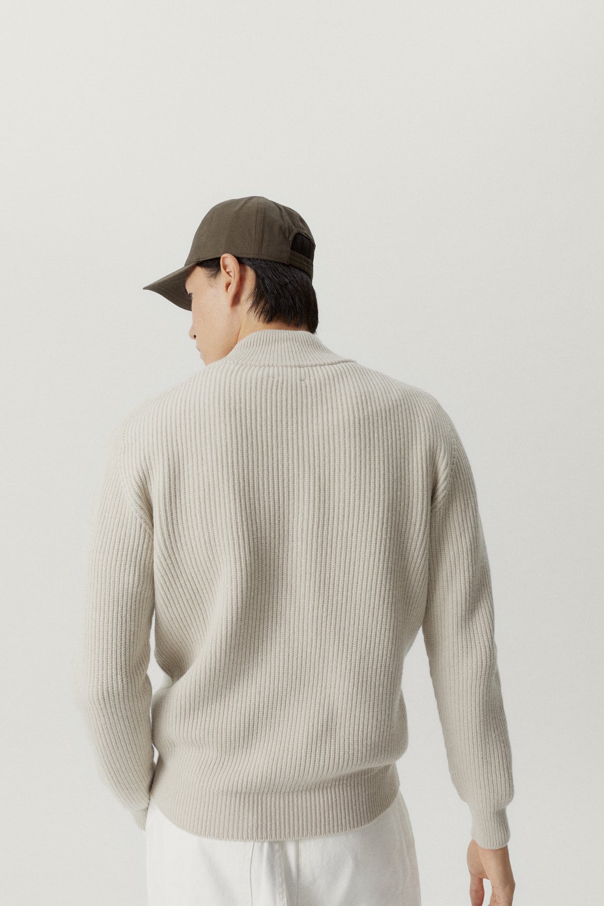 Pearl | The Merino Wool Half-Zip Jumper