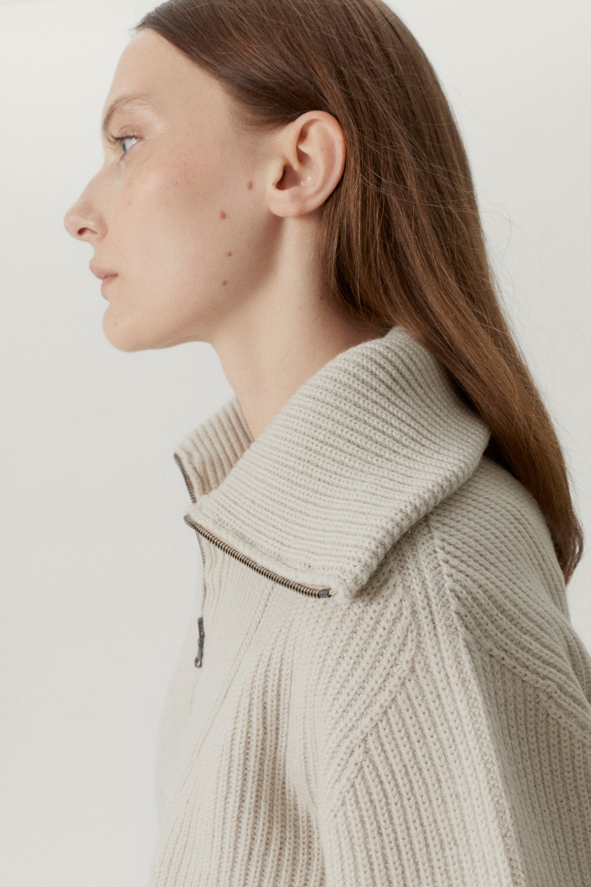 The Merino Wool Half-zip Sweater