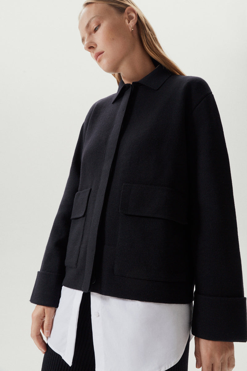Black | The Merino Wool Jacket