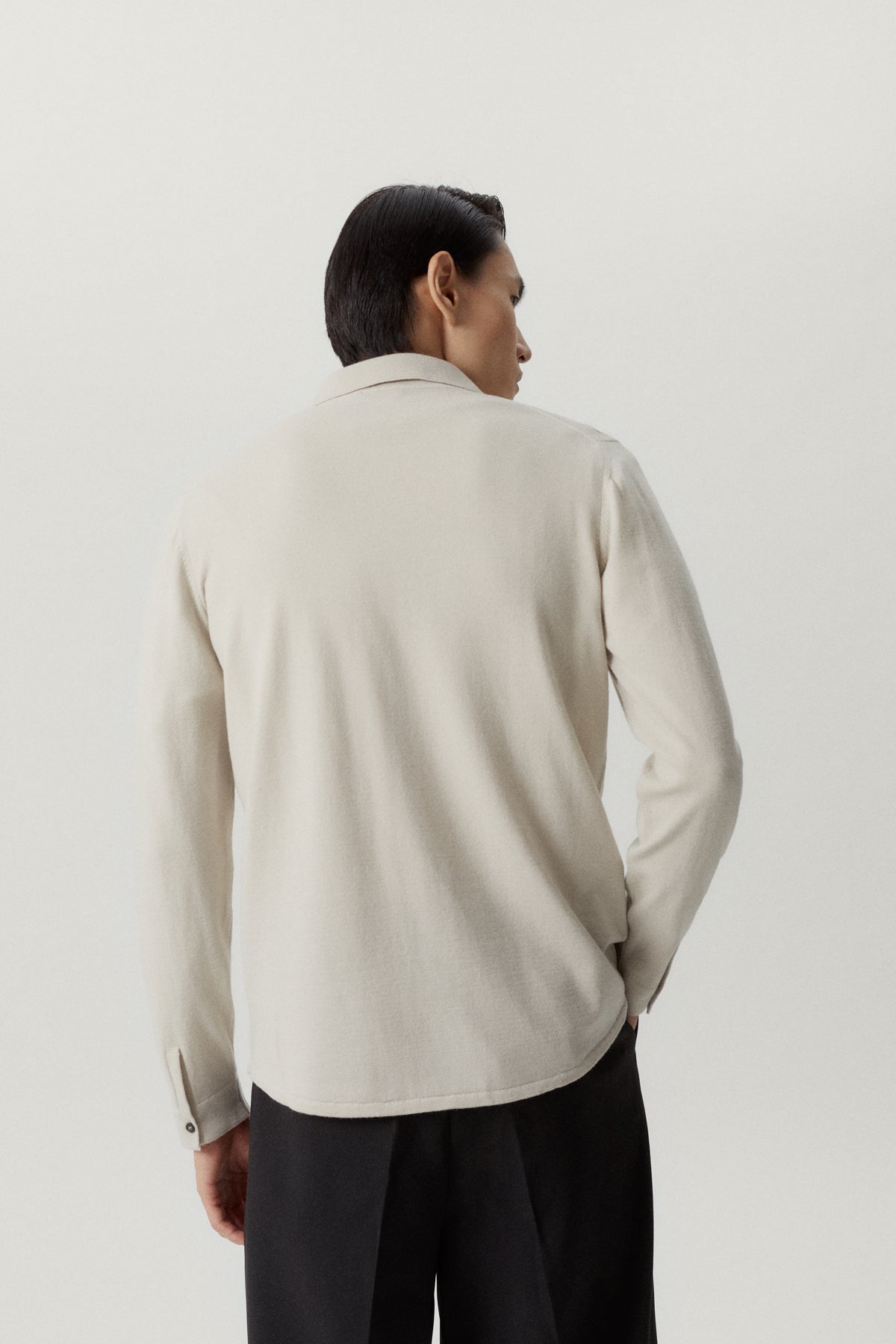 Pearl | The Merino Wool Knit Shirt
