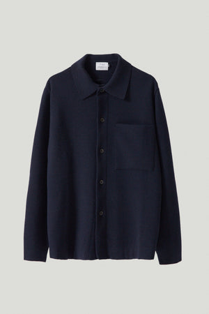 Oxford Blue | The Merino Wool Overshirt