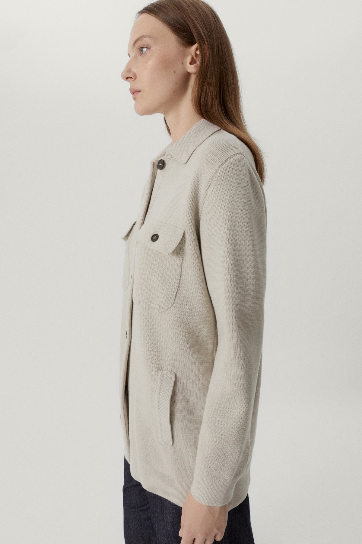 Pearl | The Merino Wool Overshirt Jacket