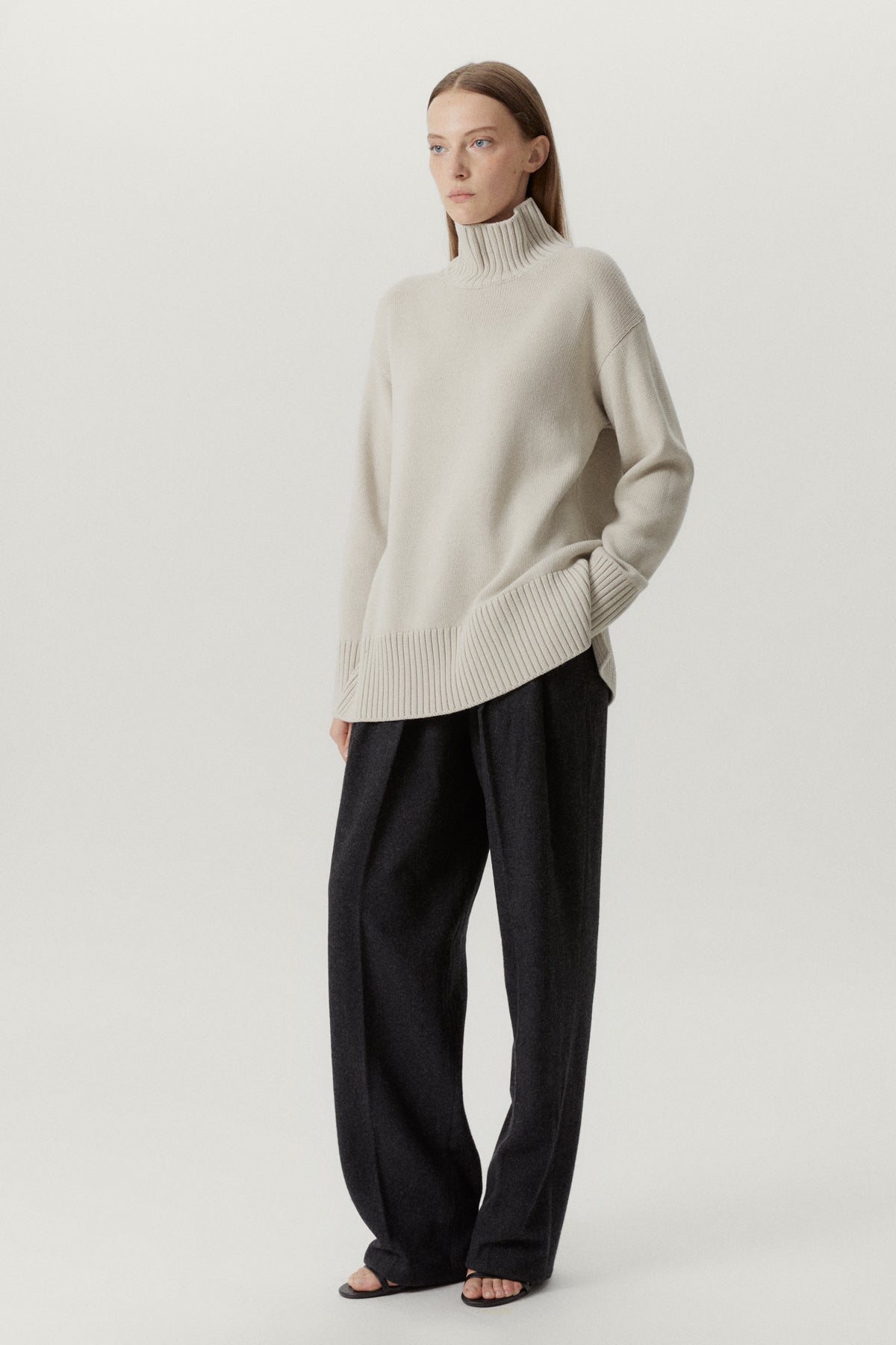 The Merino Wool Oversize High-Neck