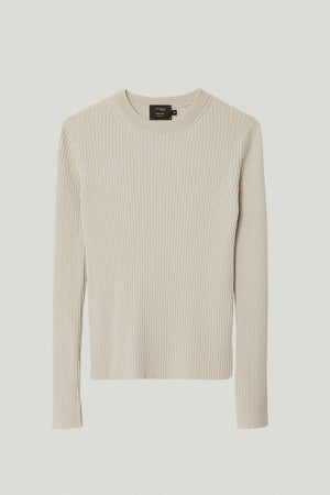 Pearl | The Merino Wool Ribbed Sweater