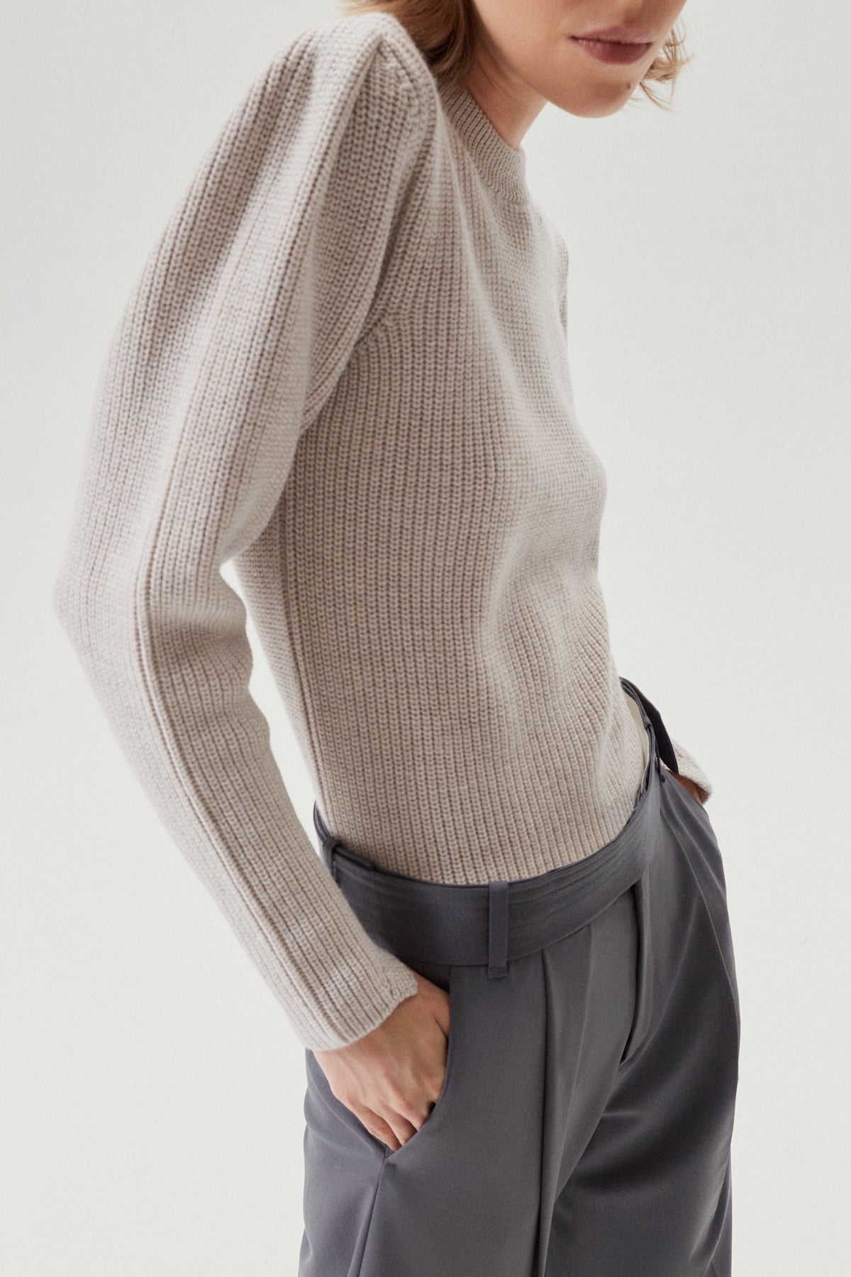 Pearl | The Merino Wool Sweater With Pinces - Imperfect Version