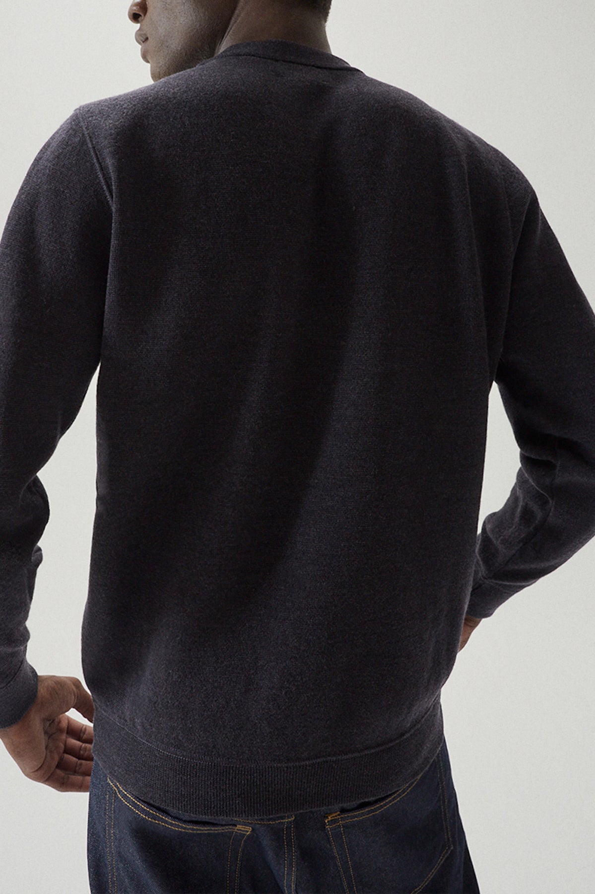 The Merino Wool Sweatshirt - Imperfect Version | Anthracite Grey