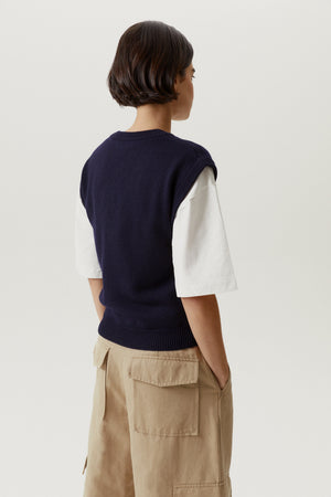 Oxford Blue | The Merino Wool Vest