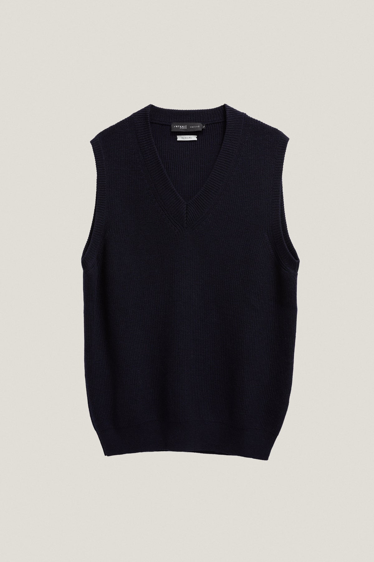 The Merino Wool Vest - Imperfect Version | Oxford Blue