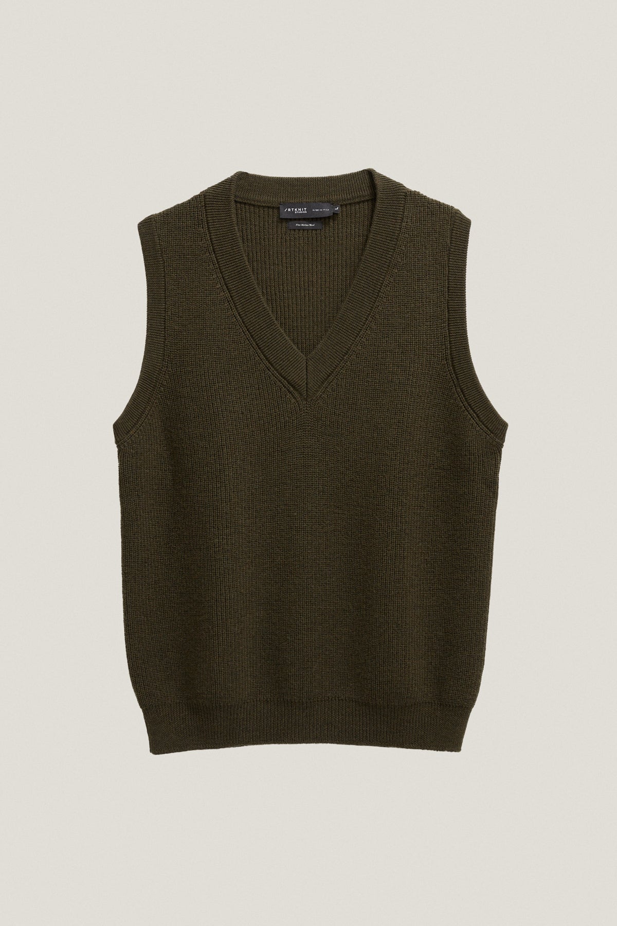 The Merino Wool Vest - Imperfect Version | Military Green