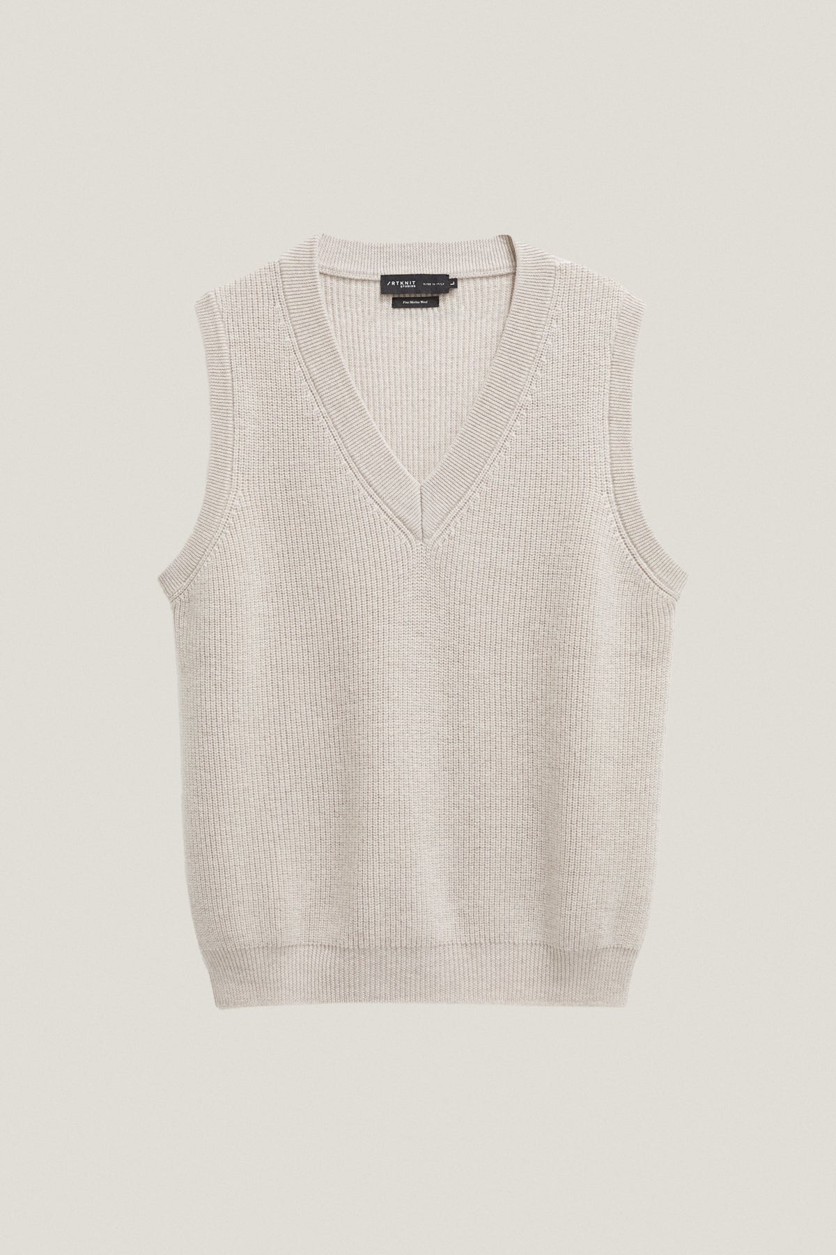 The Merino Wool Vest - Imperfect Version | Pearl