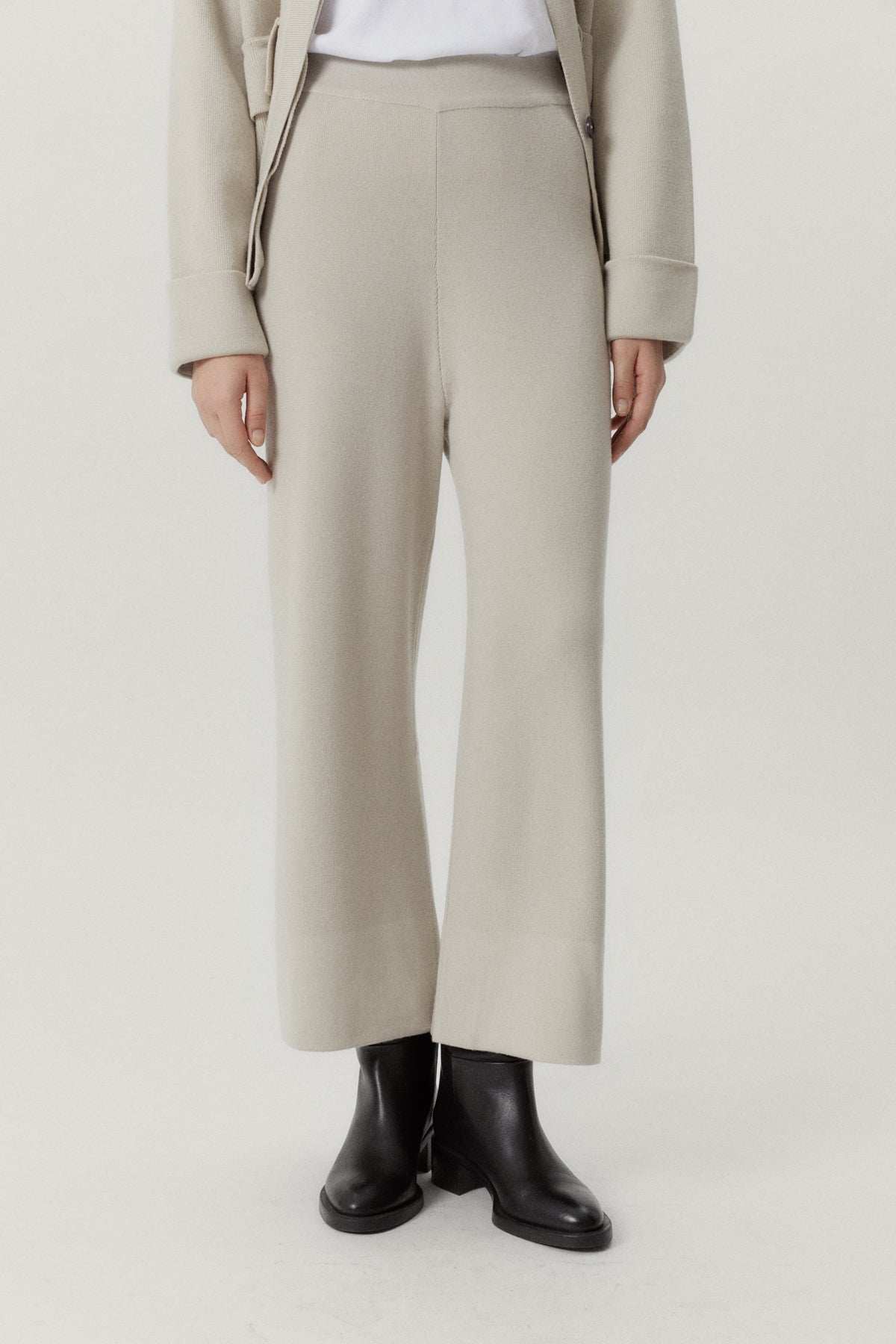 Pearl | The Merino Wool Wide Leg Pants
