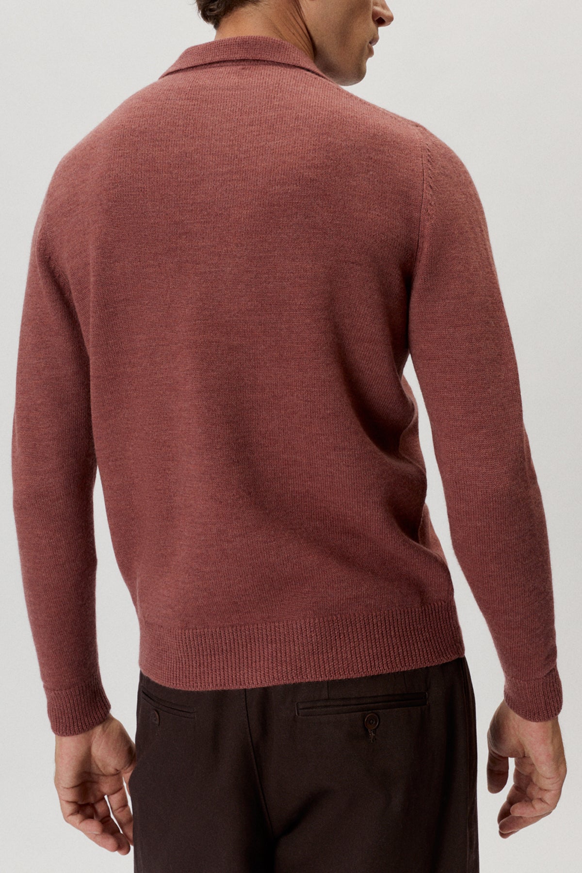 The Natural Dye Long-Sleeve Polo - Imperfect Version