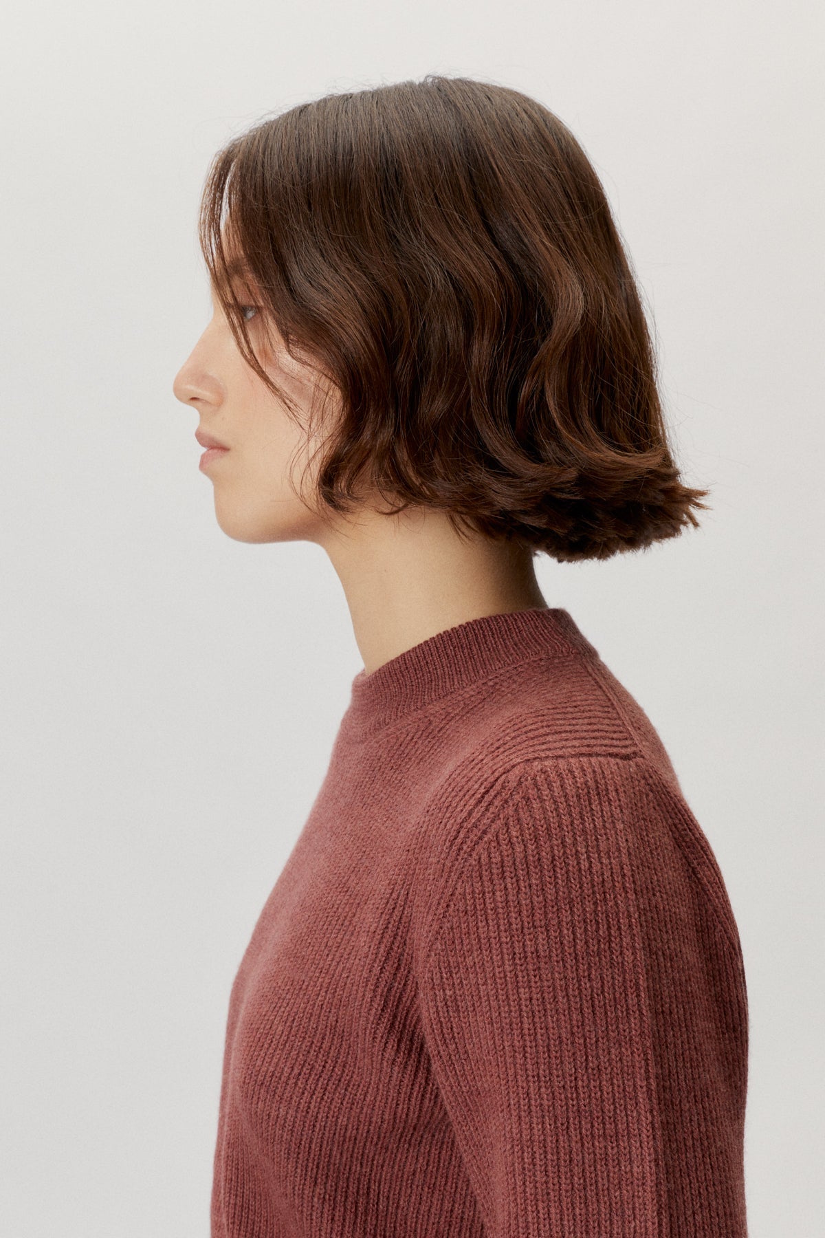 the natural dye sweater madder red