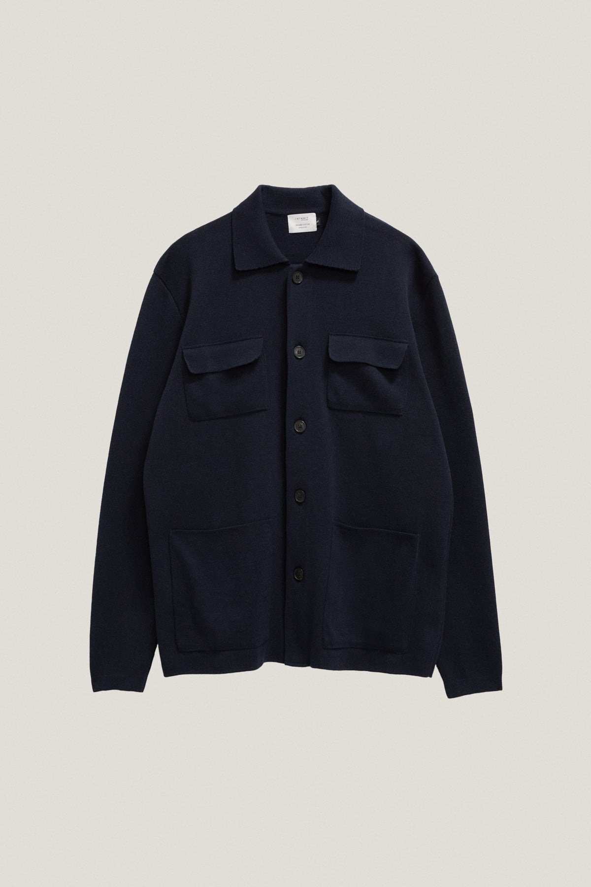 the organic cotton jacket blue navy