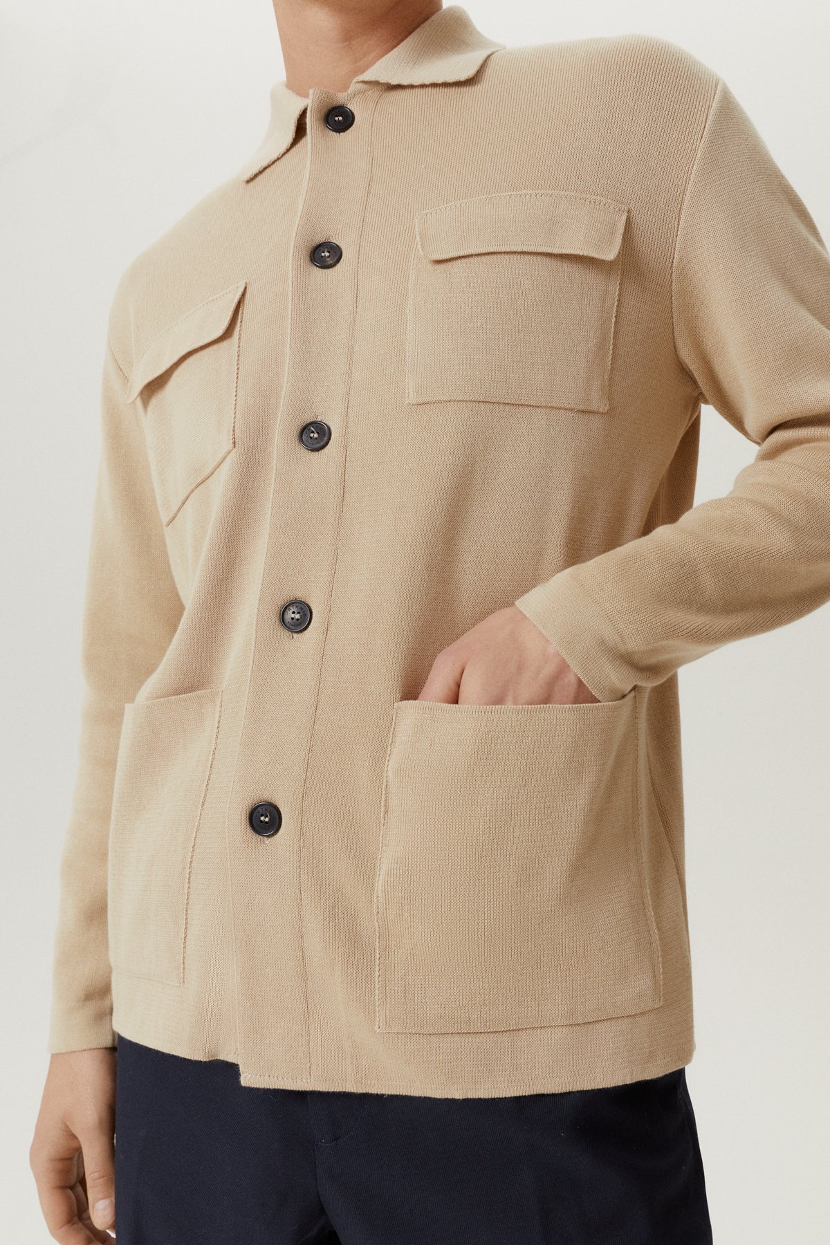 Giacca Sahariana in Cotone Organico – Versione Imperfect